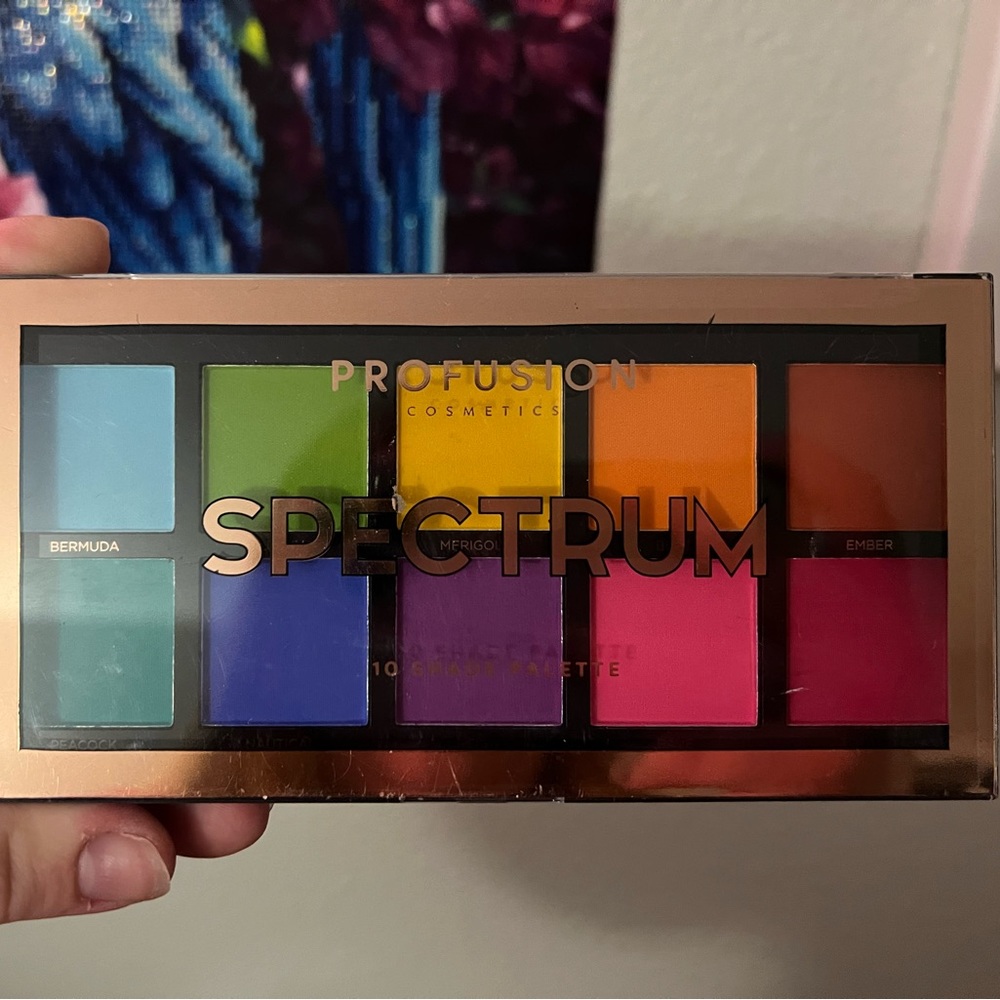 Set of Two Profusion Makeup Eyeshadow Pallets